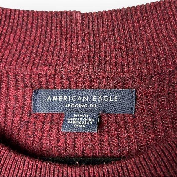 American Eagle Jegging Fit Maroon M - Picture 5 of 6